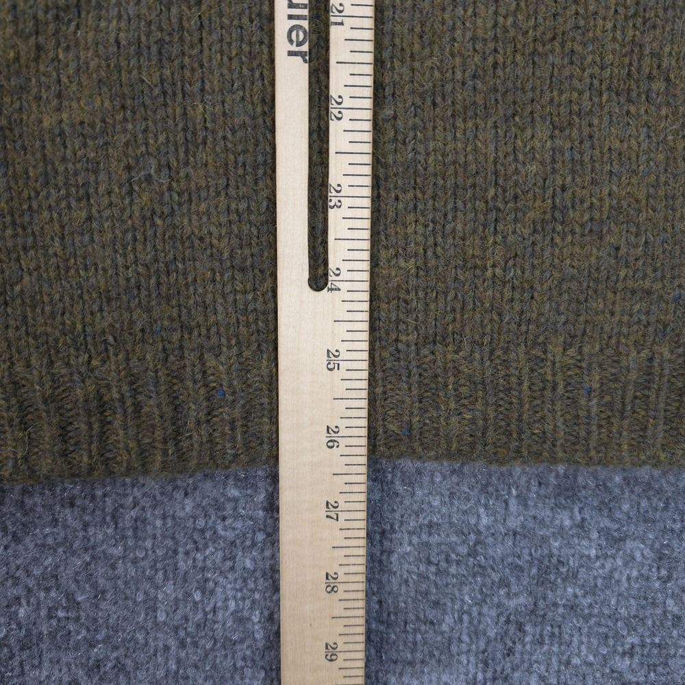 Vintage American Eagle Sweater Mens Medium Green Wool Crew Neck Knit 90s‎ Y2K - Picture 8 of 10